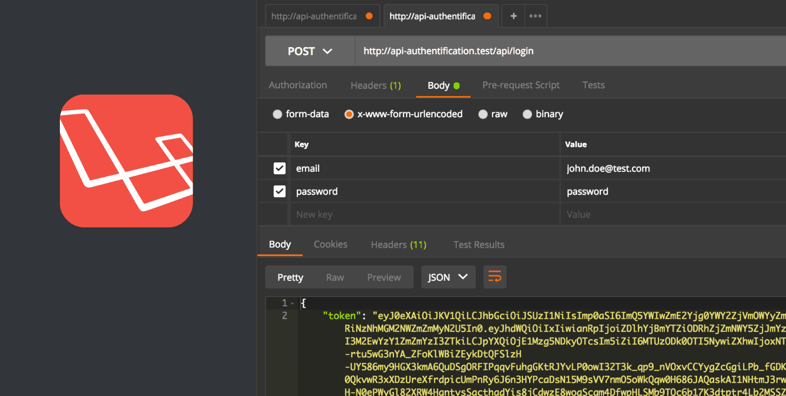 Laravel Passport ile API Authentication (Doğrulama)